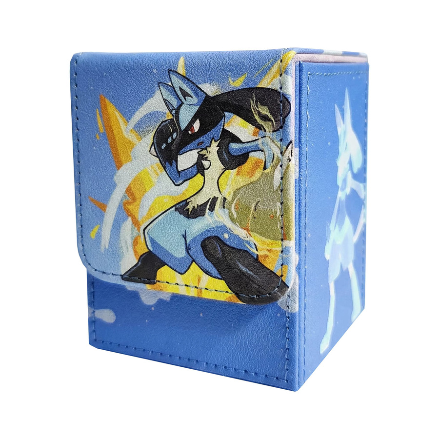 Bandai Pokémon Karten-Aufbewahrungsbox, Leder, Lucario Gardevoir Mimikyu Umbreon - Bild 2