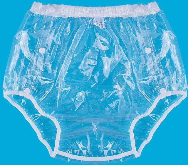 Transparentes TPU Wiederverwendbares Erwachsenen-Unterwäscheset, XXL - Bild 1