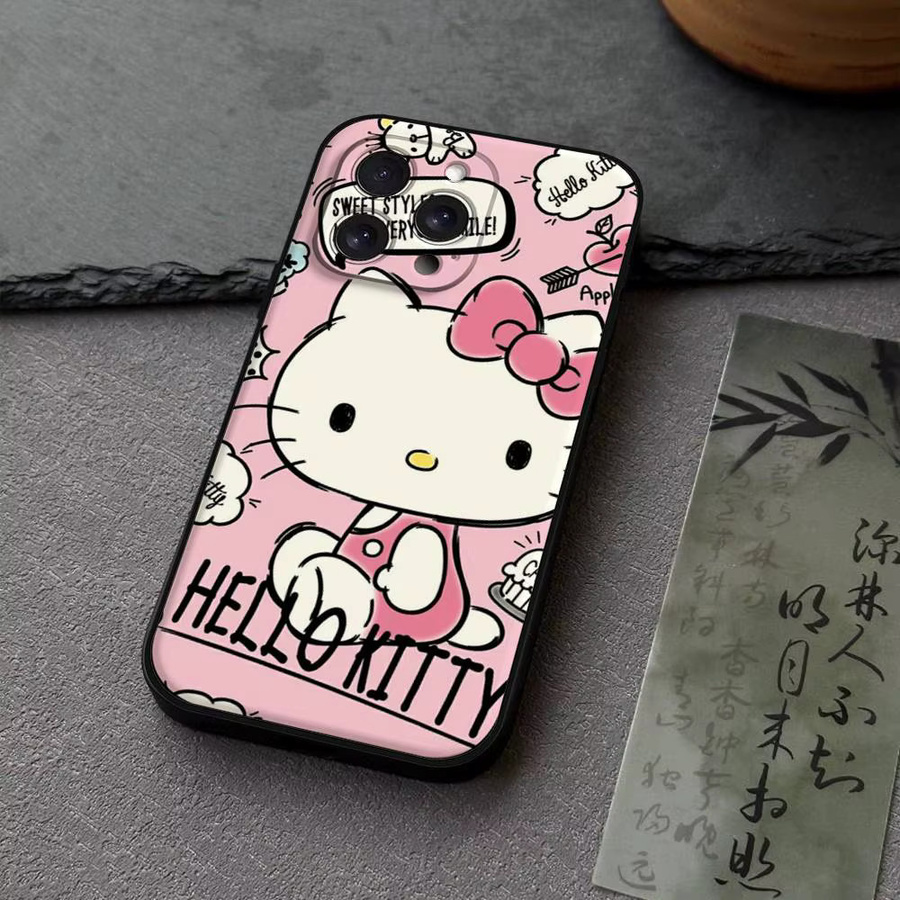Mesuca H-HelloS-S K-Kitty Handyhülle für iPhone 17 16 15 14 13 12 11 Pro Max Plus Mini aus weichem TPU - Bild 2