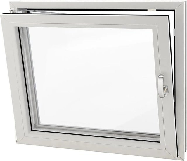 Roro Eco Kunststoff-Fenster Weiß, DIN Links, B/H: 80 x 50 cm - Bild 1