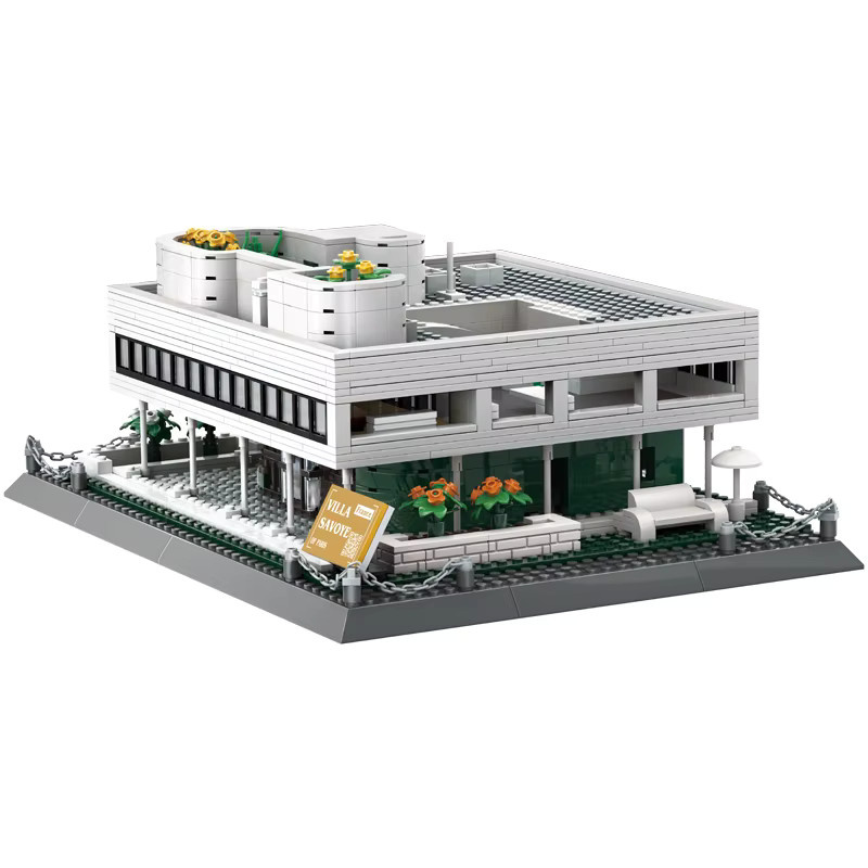 Mengwoha Kreative Villa, Bausteine Haus, Modell Bau Ziegel, Natur - Bild 2