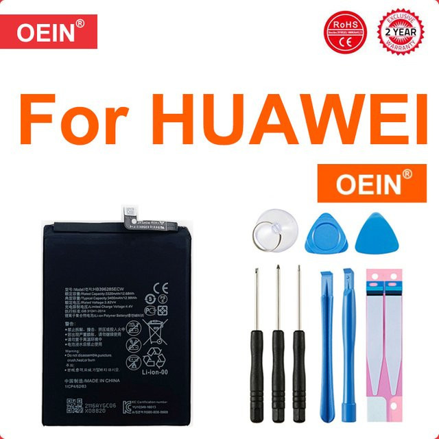 Huawei Akku für Nova 2 Plus, Nova 2, 3, 4, 2i, 3i, Mate 8, 9, 10/20, P30 Pro, P20, P10 Plus, Honor 5X, 5A, 8, 9i und P9 Lite - Bild 1