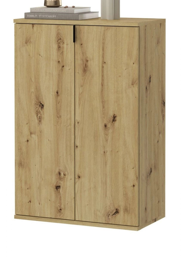 Schuhschrank Inn.Furn Artisan Line-Up in Eiche, Farbe Braun, B/H: 61 x 99 cm - Bild 1