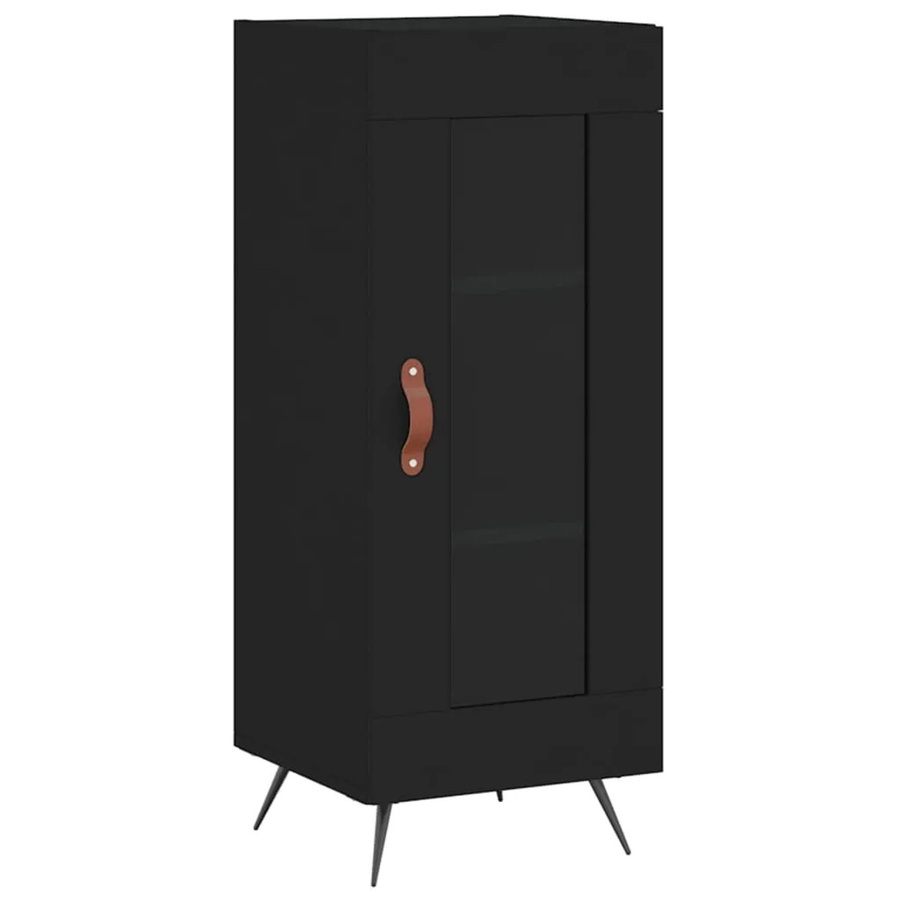 vidaXL Sideboard Schwarz B/T/H: 34,5 x 34 x 90 cm - Bild 2