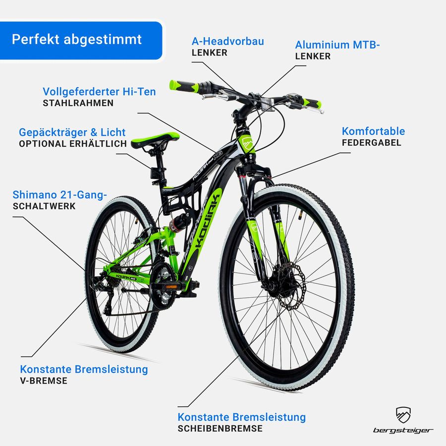 Bergsteiger Mountainbike Kodiak, 24 Zoll - Bild 3