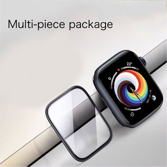 PEO Displayschutzfolie für Apple Watch 10, Ultra 2 und verschiedene Modelle (40 mm bis 49 mm), weiche Folie, transparent - Bild 1