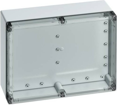 Spelsberg Installations-Gehäuse TG PC 3023-11-to aus Polycarbonat in Lichtgrau RAL 7035, B/T/H: 30,2 x 23,2 x 11,0 cm - Bild 1