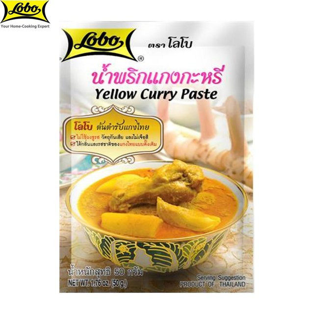 Lobo Gelbe Currypaste 50 g - Bild 1