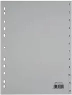 Soennecken Zahlenregister in Grau, A4, Breite: 22,5 cm, Höhe: 29,7 cm - Bild 1
