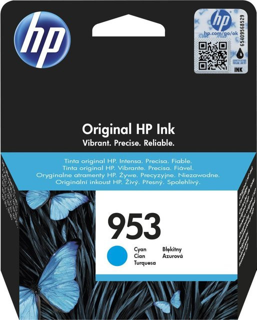 HP 953 Original Tintenpatrone Cyan, 10 ml, für Officejet Pro 77XX, 82XX, 87XX - Bild 1
