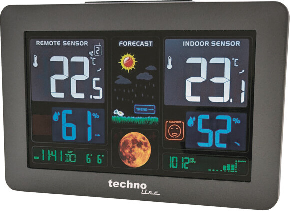 Technoline Wetterstation WS 6469 in Grau - Bild 1