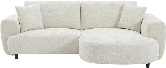 Rulama Ecksofa in Beige ohne Schlaffunktion mit Stoffbezug Breite: 250 cm, Tiefe: 154 cm, Höhe: 84 cm - Bild 1