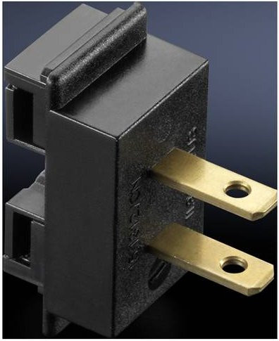 Rittal Anschlussadapter AS 4050.222 in Schwarz - Bild 1