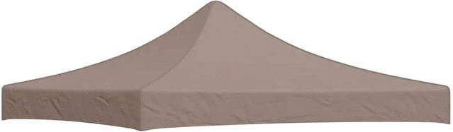vidaXL Partyzelt-Dach für Faltpavillon in Taupe, B x T: 3 x 3 m, aus Polyester mit PVC-Beschichtung - Bild 1