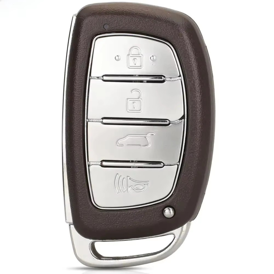 Jingyuqin Smart Auto Schlüssel Shell mit 4 Tasten für Hyundai Tucson 2016 bis 2020, Fernbedienung Fob Gehäuse ohne Batterie - Bild 5