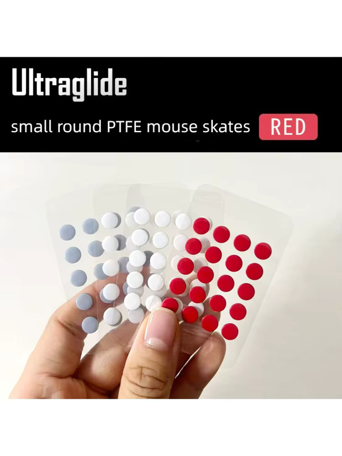 Ultraglide Kleine Runde PTFE-Maus-Gleitfüße ICE Control Speed Version für E-Sport-Mäuse - Bild 5