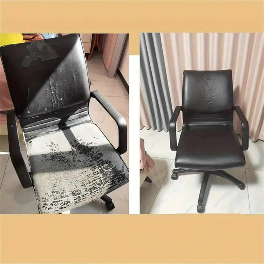 Selbstklebende Leder Reparatur Patches in Schwarz, wasserdichtes Kunstleder für Sofa, Stuhl und Auto, B: 30 cm, L: 200 cm - Bild 4