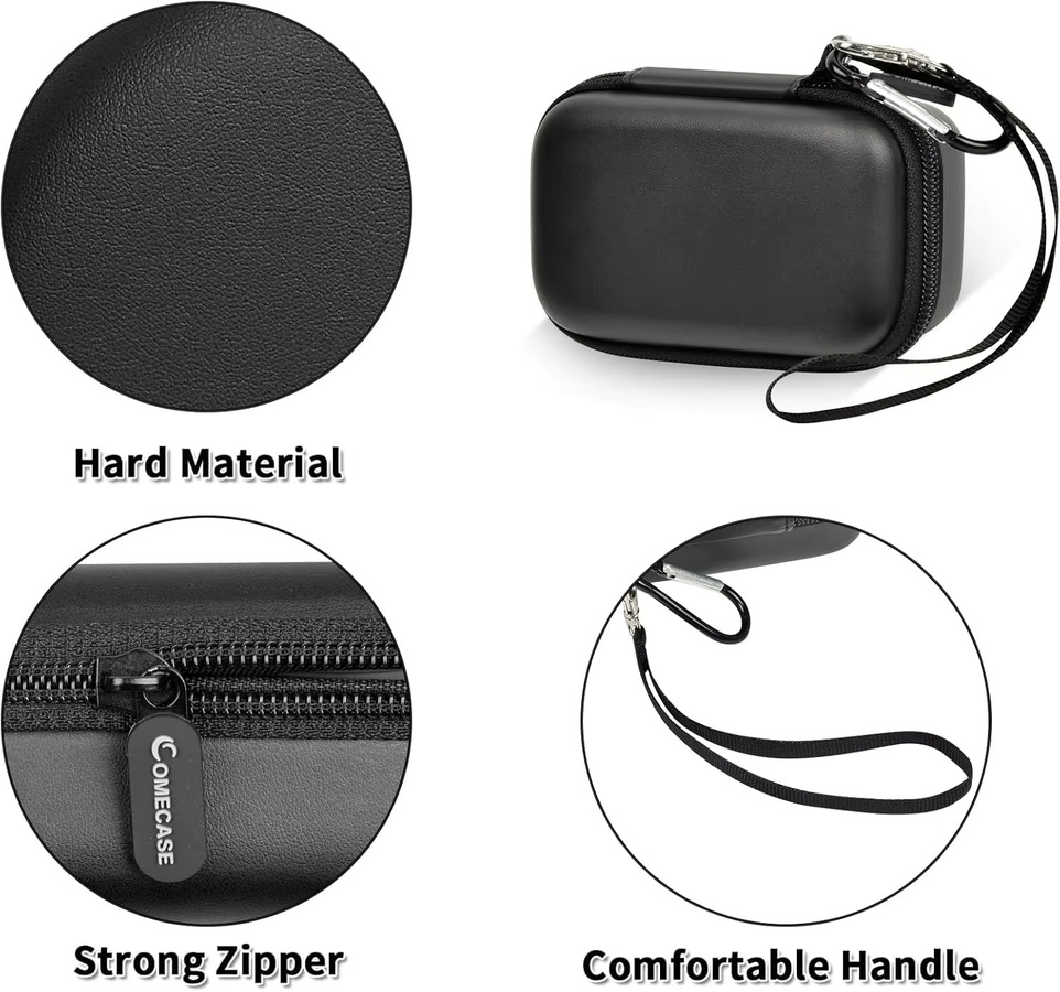 Anker Stoßfeste EVA-Reise-Aufbewahrungsbox für MagGo UFO 3-in-1 Wireless Charger, tragbare Hartbox in Schwarz - Bild 3