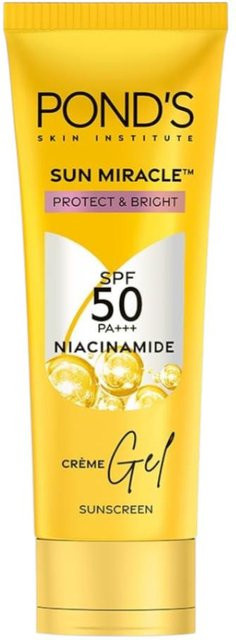 Pond's Sun Miracle Creme-Gel-Sonnencreme SPF 50, 100 g, Gesicht, Niacinamid - Bild 1