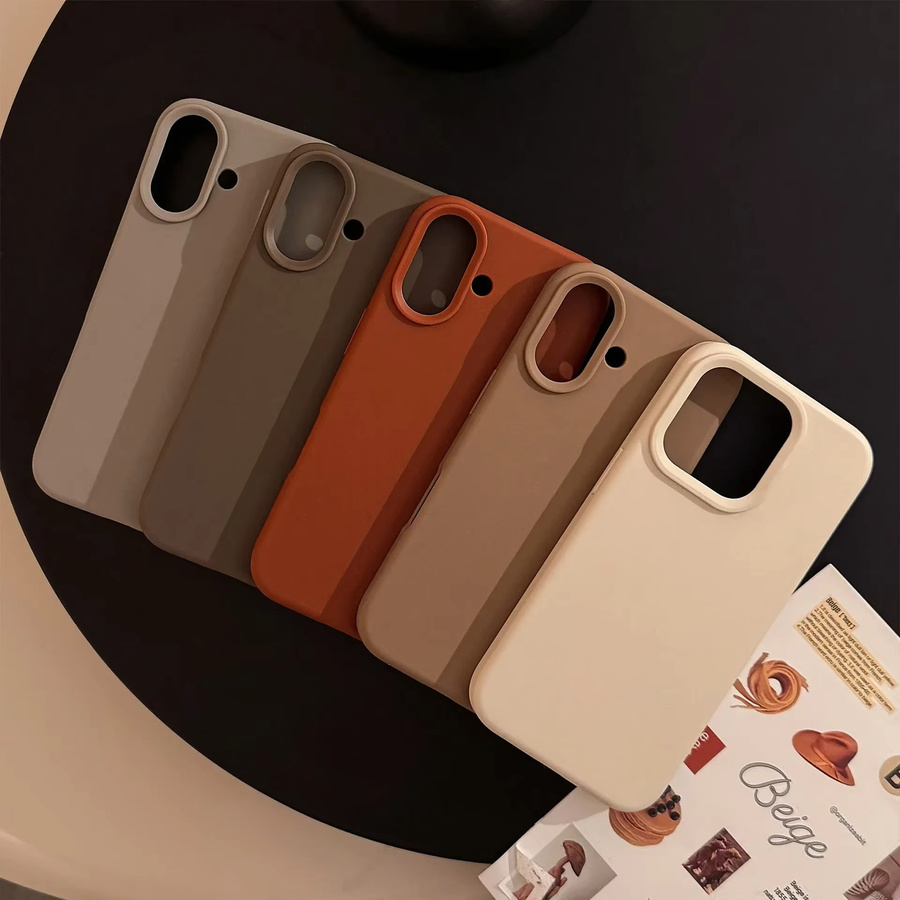 Stoßfeste Silikon Schutzhülle für Apple iPhone 11 bis iPhone 17 Pro Max Plus in Einfarbig - Bild 2