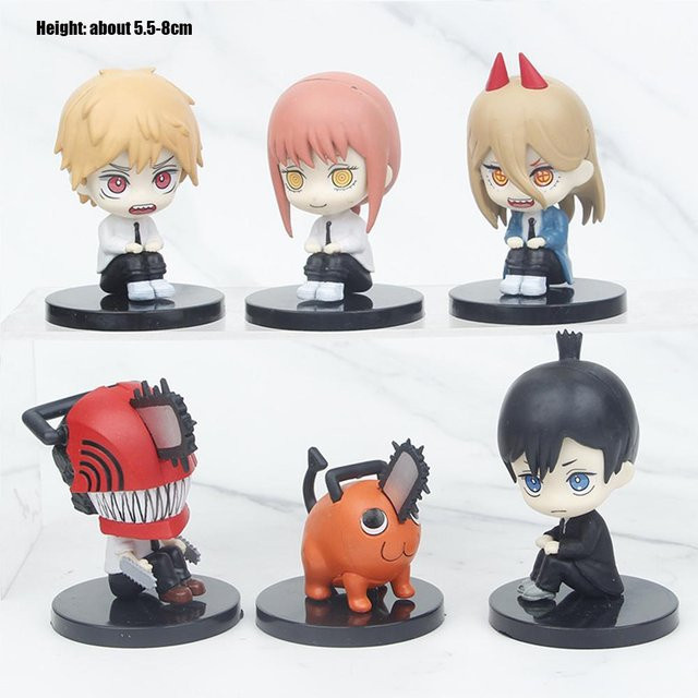 Chainsaw Man Denji Pochita, Actionfiguren, 6-teiliges Set, ab 14 Jahren - Bild 1