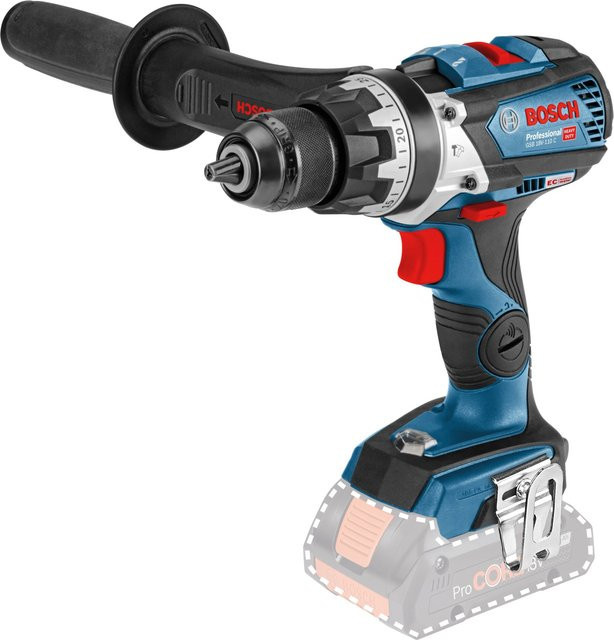 Bosch Professional Akku-Schlagbohrschrauber GSB 18V-110 C Solo in Blau und Schwarz - Bild 1