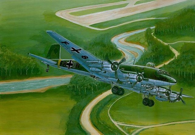 Trumpeter Focke-Wulf FW 200 C-4 Condor, Modellfahrzeug, 1:72, Grau - Bild 1