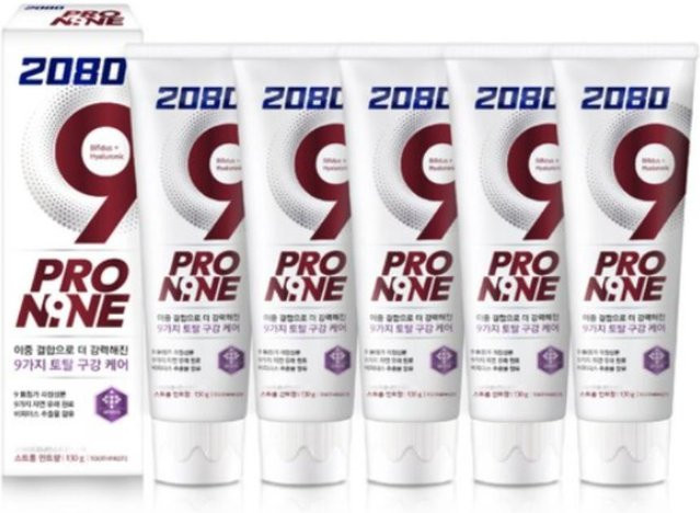2080 Pro9 Zahnpasta Stark Minze, 130g, 5er-Pack - Bild 1