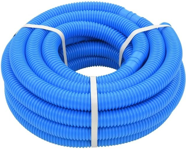 vidaXL Poolschlauch aus LDPE in Blau, Durchmesser: 38 mm, Länge: 12 m - Bild 1