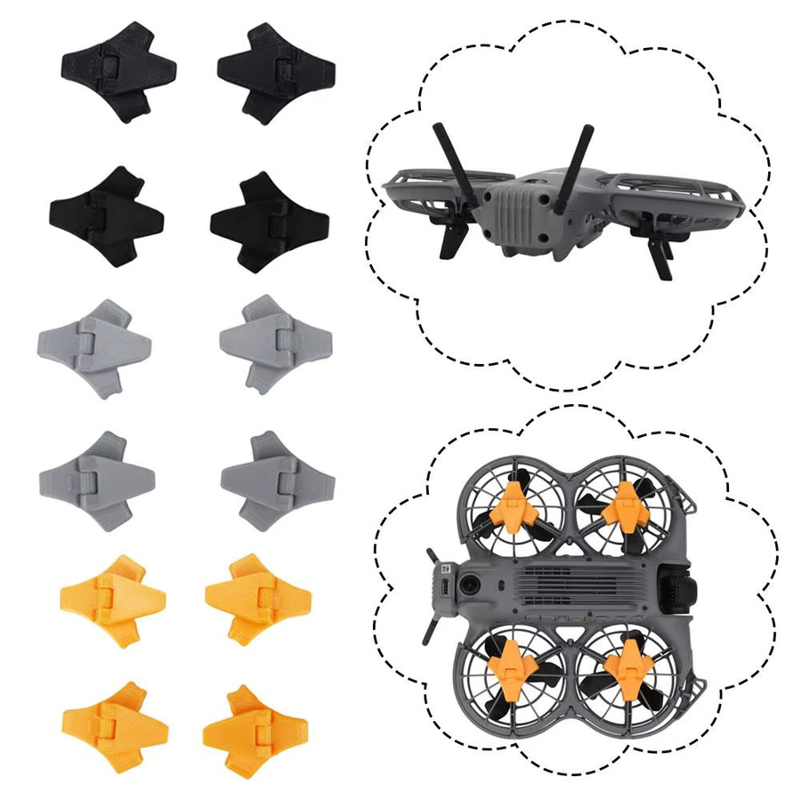 DJI NEO 2 Klappbarer Höhenständer in Schwarz als kratzfeste Schutzhalterung und Fahrwerk-Zubehör - Bild 2