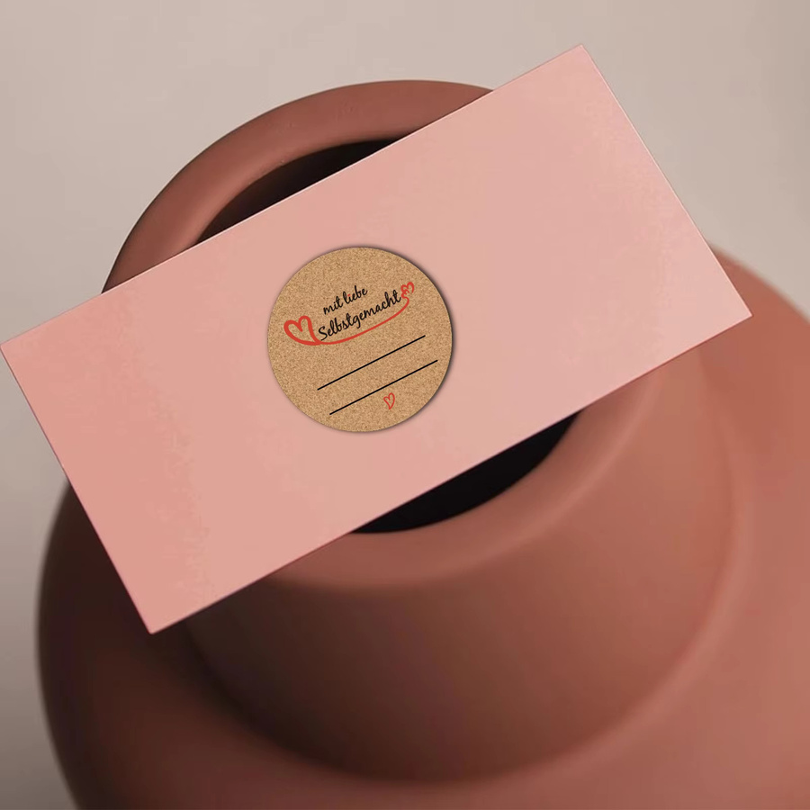 60 selbstklebende Marmeladenetiketten mit 6 süßen Designs, Durchmesser: 4 cm - Bild 5