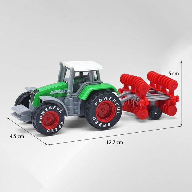 Mini-Landwirtschaftsfahrzeuge Sprinklerwagenmodell, Druckguss, grün, ab 4 Jahren - Bild 1