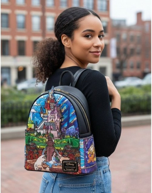 Disney Die Schöne und das Biest Belle Castle Mini-Rucksack, Umhängetasche - Bild 1