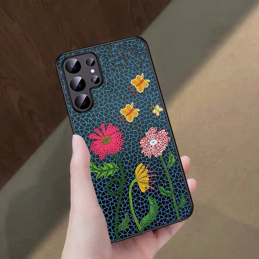 Handyhülle Kürbis Yayoi Kusama Design für Samsung Galaxy S24 FE S25 Ultra S23 S22 S21 S20 Plus Lite 5G in Multicolour - Bild 2