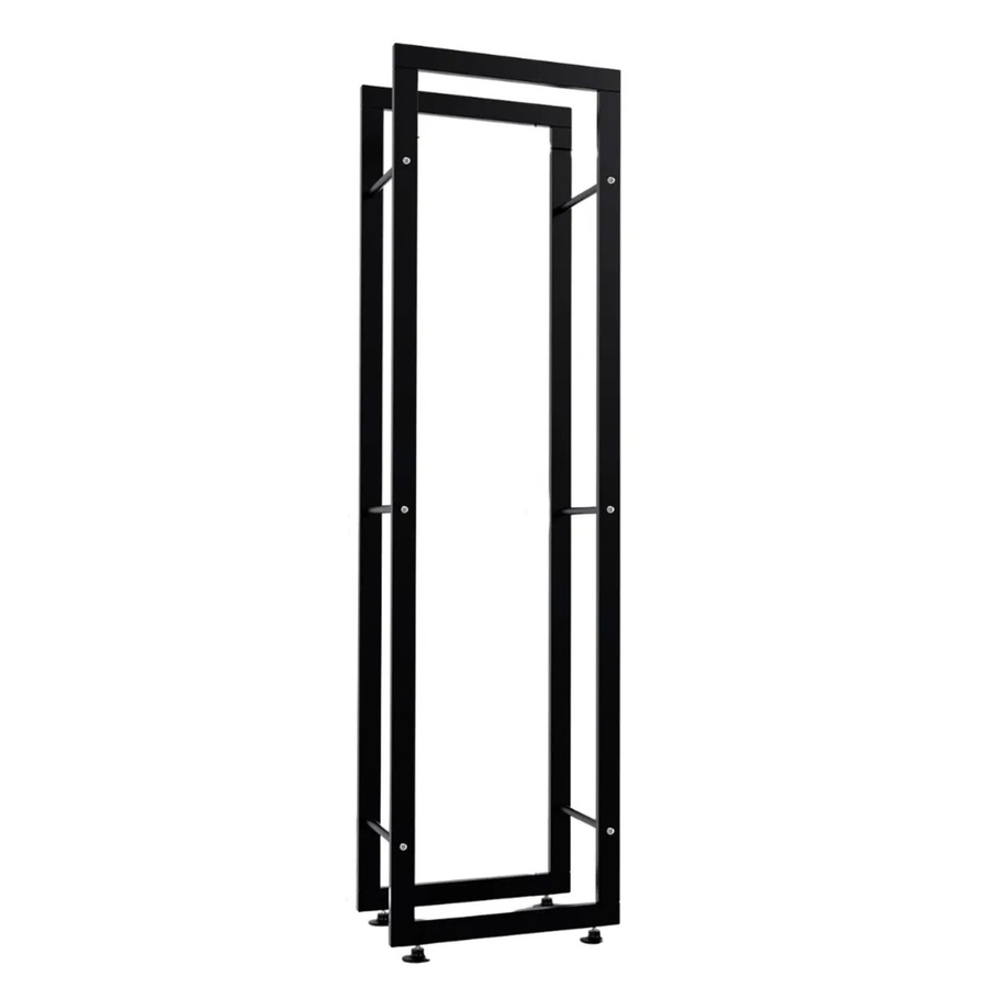 DELUKE Kaminholzregal SATLO aus Metall in Schwarz, B/T/H: 25 x 40 x 150 cm - Bild 2