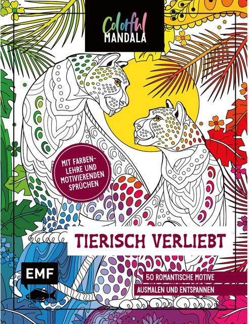 EMF Mandala Motiv Tierisch verliebt Multicolor - Bild 1