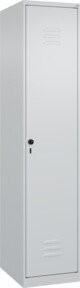C+P Spind Classic PLUS Spind mit 1 Abteil und mittiger Trennwand in Grau, H x B x T: 185 x 40 x 50 cm - Bild 1