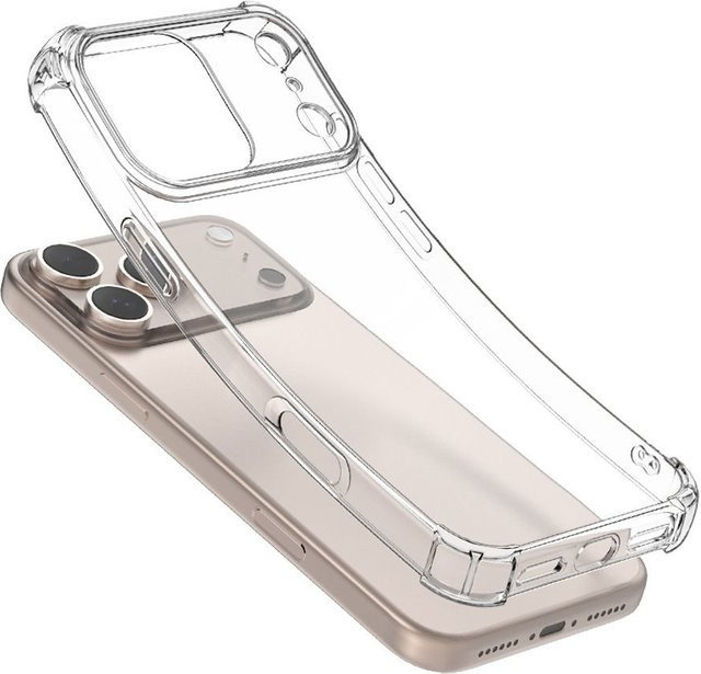 Ultradünne transparente Silikon Handyhülle für iPhone 11 bis iPhone 17 Pro Max und weitere Modelle von BOMNRU - Bild 1