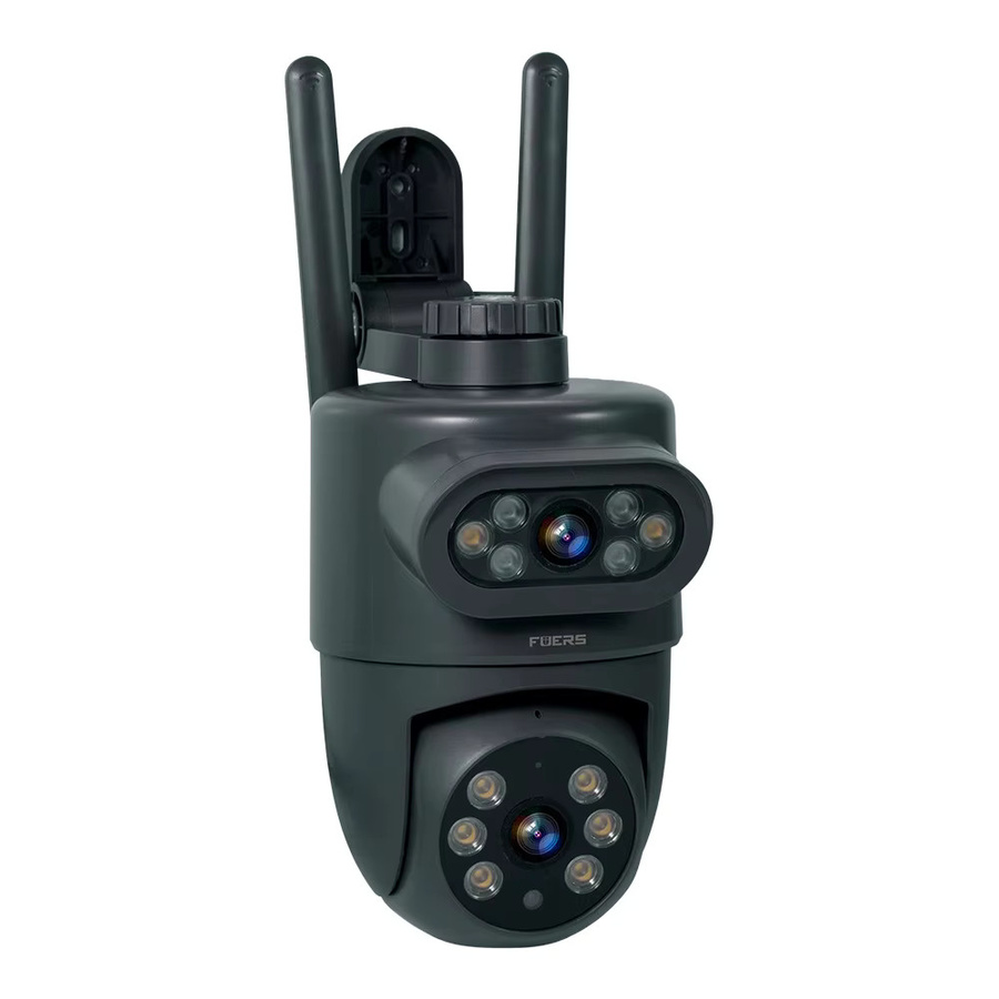 FUERS 5K 10MP Dual Objektiv IP Kamera Tuya Smart Home WLAN Außenüberwachung mit Auto Tracking und Alarm in Schwarz - Bild 7
