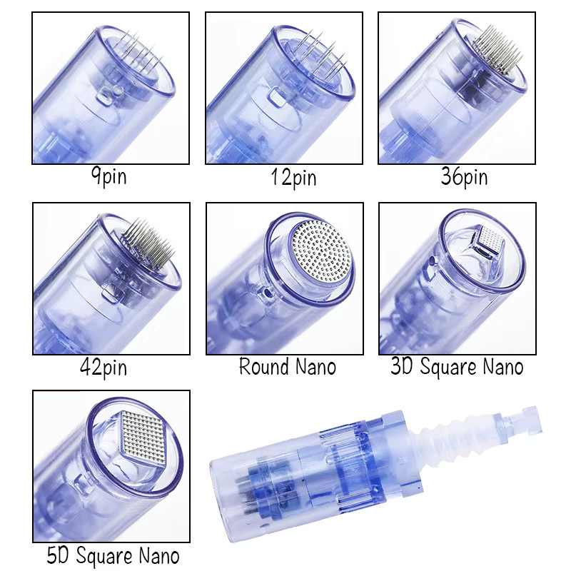 Raiuleko Mikronadeln Derma Pen Ersatzspitzen, Bajonettanschluss, 10/20 Stück, Unisex - Bild 2