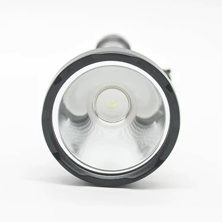 ESMARTER LED-Taschenlampe in Schwarz mit USB-Aufladung und Batterieanzeige - Bild 5