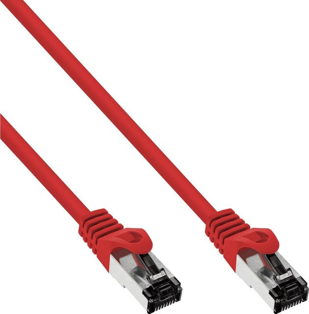 InLine Patchkabel S/FTP Cat.8.1 Ethernet LAN Kupfer rot 15m - Bild 1