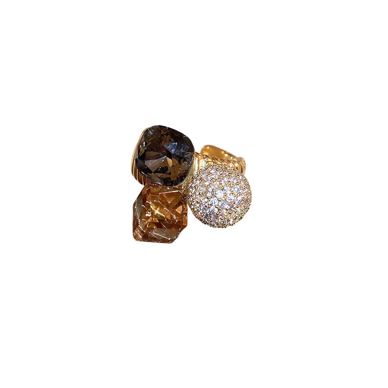 UOSU Ring, Zirkonia, Diamant, Gold - Bild 3