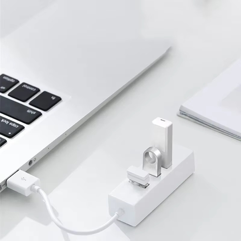 BalanceFit USB-Hub 3.0 mit 4 Ports als USB-Splitter und Multi-Expander für MacBook, Laptop, Surface Pro, PS4 und PC in Schwarz oder Weiß - Bild 4