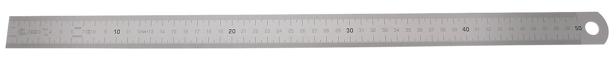Elora Biegsamer Stahlmaßstab ELORA-1547-1000 in Silber - Bild 1
