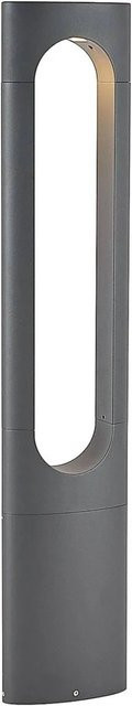 Lucande LED Außenleuchte Fenti Modern in Schwarz aus Aluminium, 1-flammig - Bild 1