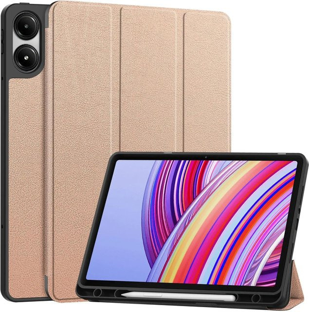 Xiaomi Smart Cover Tablet-Hülle für Redmi Pad Pro 12,1 Zoll mit Stifthalter und Ständer in Beige - Bild 1