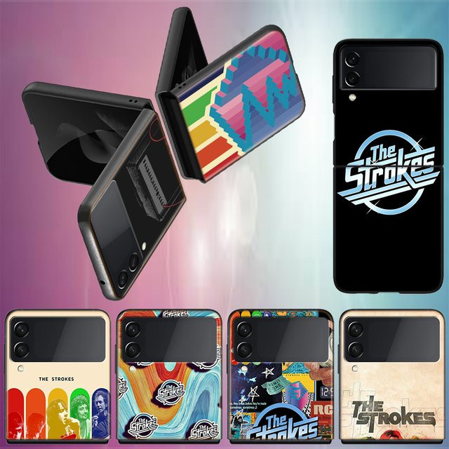 The Strokes stoßfeste Handyhülle aus hartem TPU für Samsung Galaxy Z Flip 6, Z Flip 7, Z Flip 5, Z Flip 4 und Z Flip 3 5G in Multicolour - Bild 1