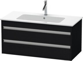 Duravit Waschtischunterschrank Ketho in Weiß mit 2 Schubladen, wandhängend, Breite: 100 cm, Tiefe: 47,5 cm, Höhe: 48 cm - Bild 1