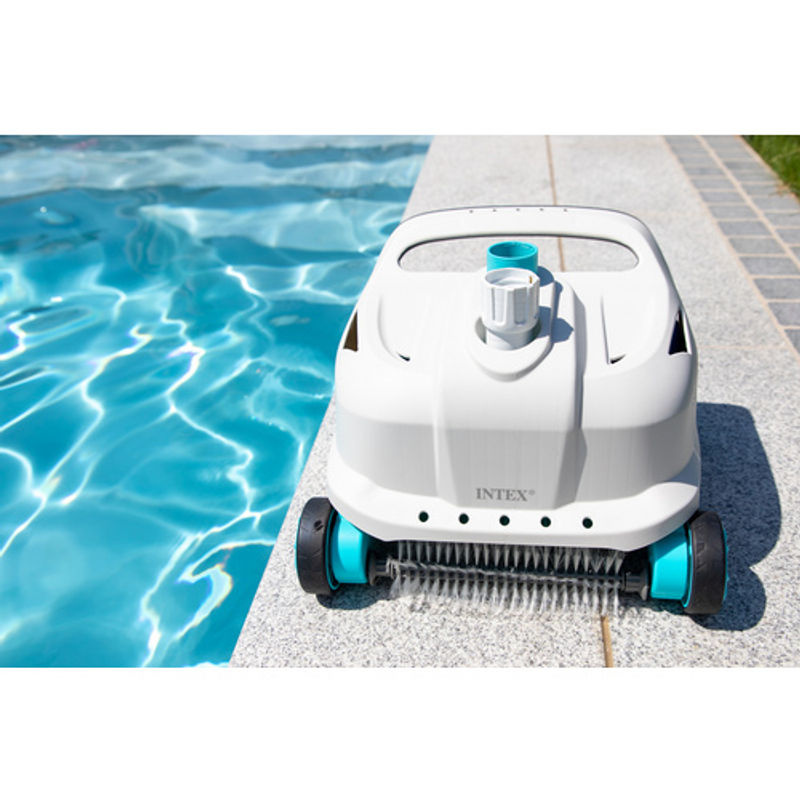 Intex Pool-Reiniger Deluxe ZX300 für Aufstellpools mit 38 mm Schlauchanschluss und Absperrschieber, grau - Bild 3